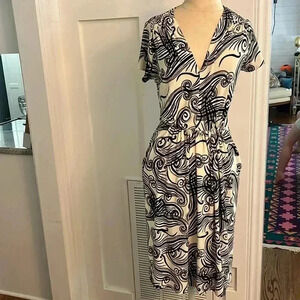 Norma Kamali X Everlast Swirl dress